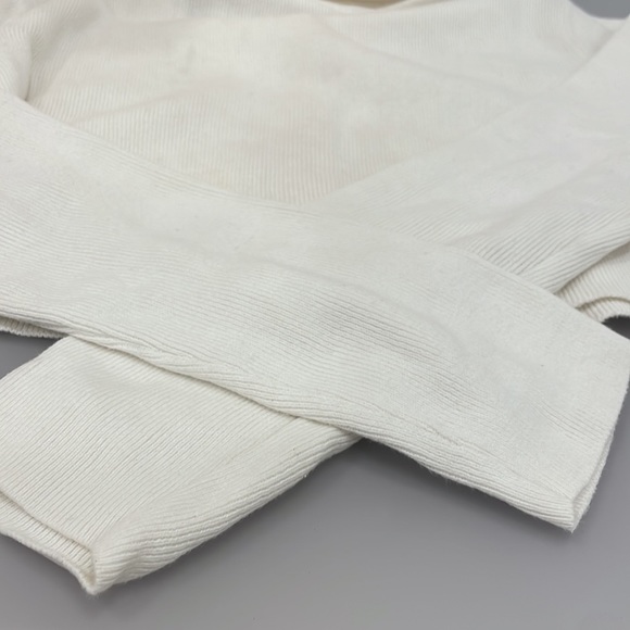 Brandy Melville ribbed white button down - Picture 5 of 5